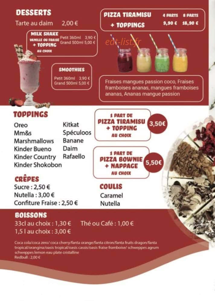 Miam factory — carte page 3