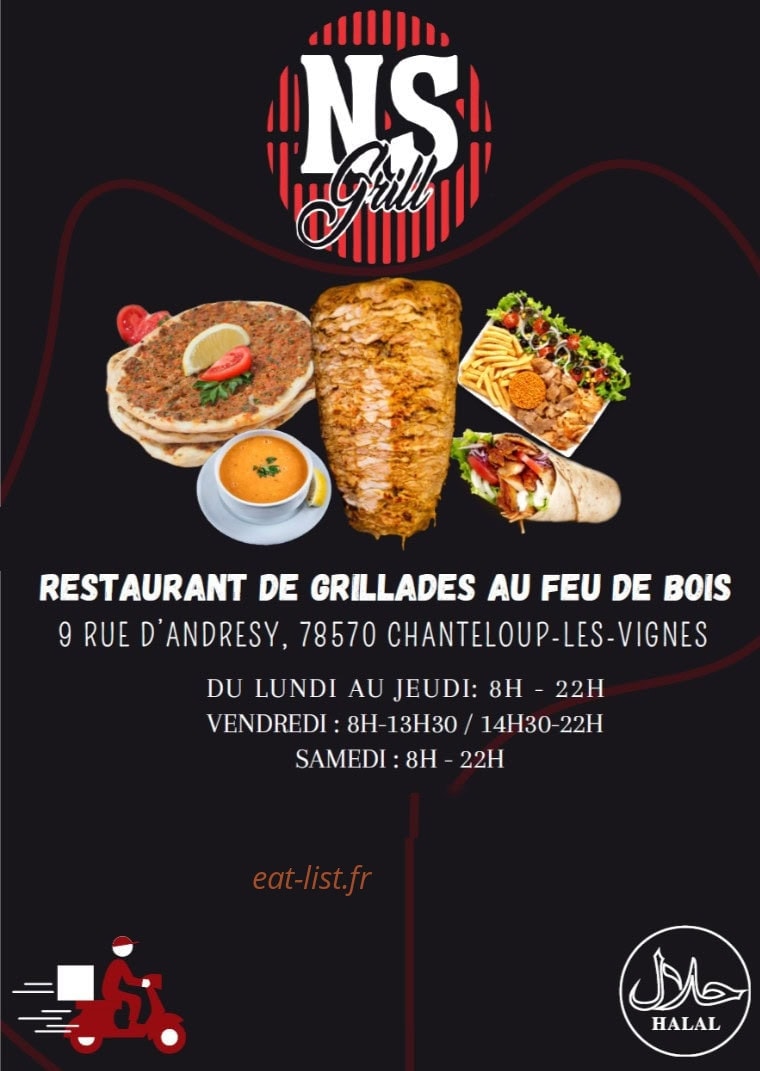 NS Grill — carte page 1
