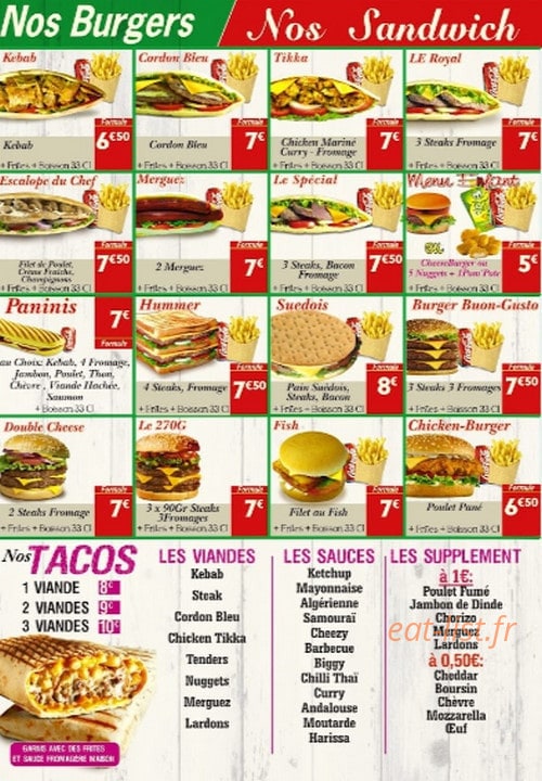 Buon Gusto — carte page 3