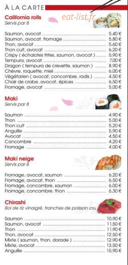 Chez Bao — carte page 2