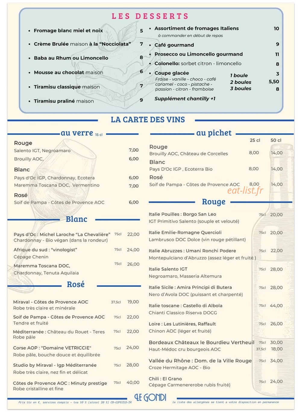 Le Gondi — carte page 3