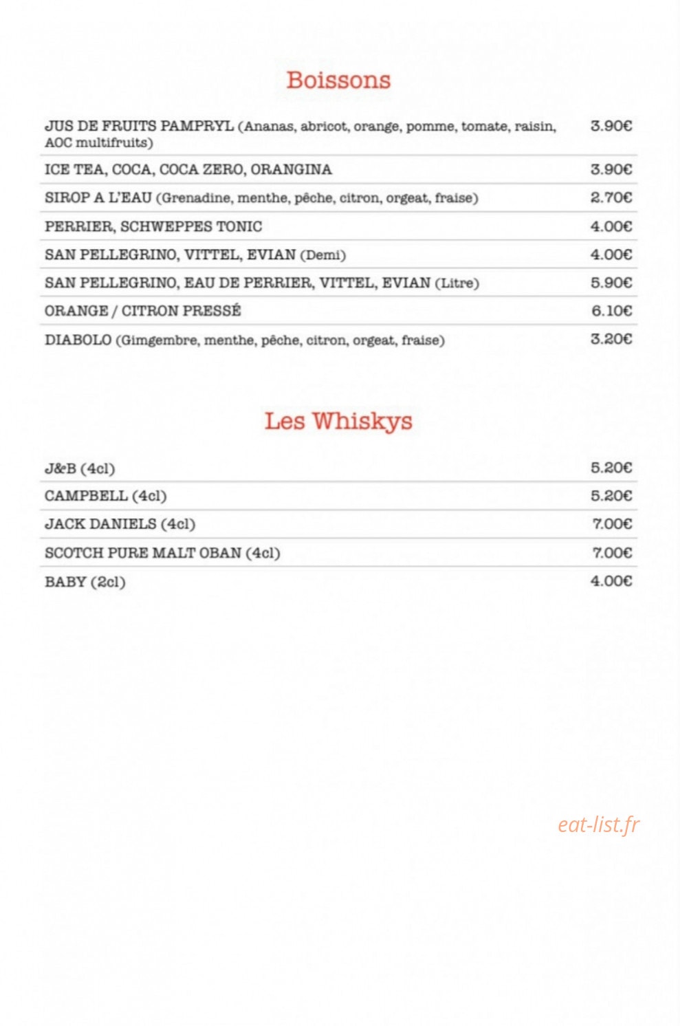 Le manhattan — carte page 5