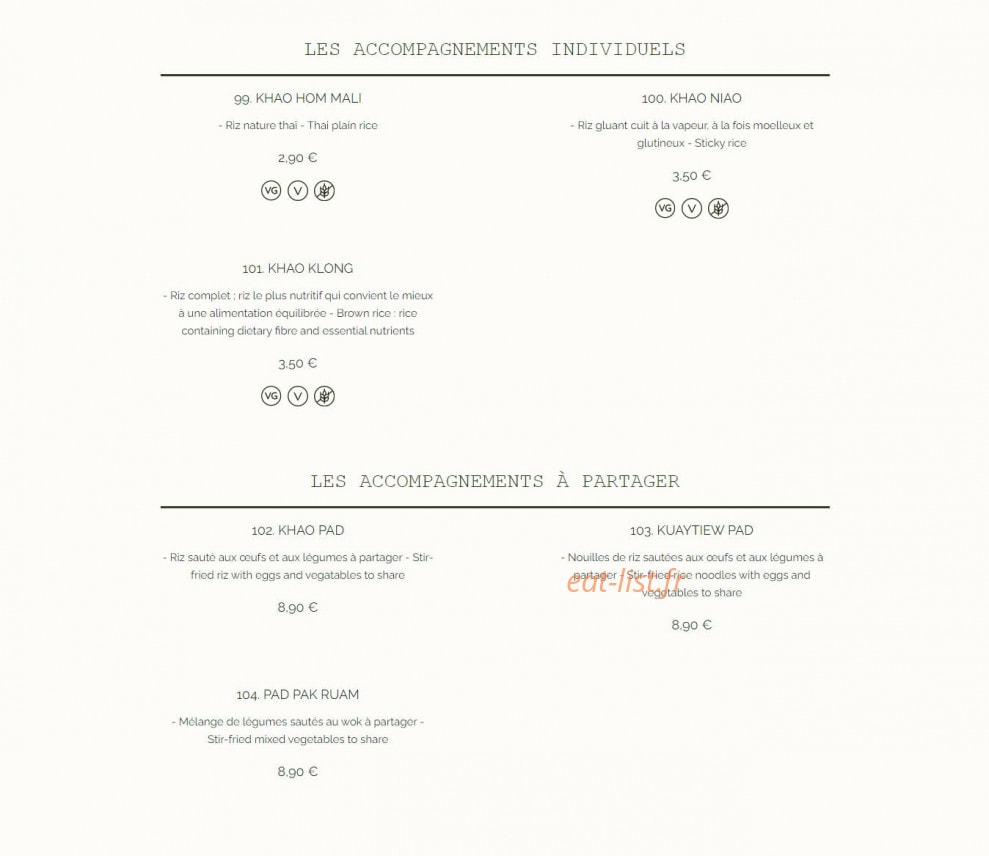 Ô Coco'ttes — carte page 13