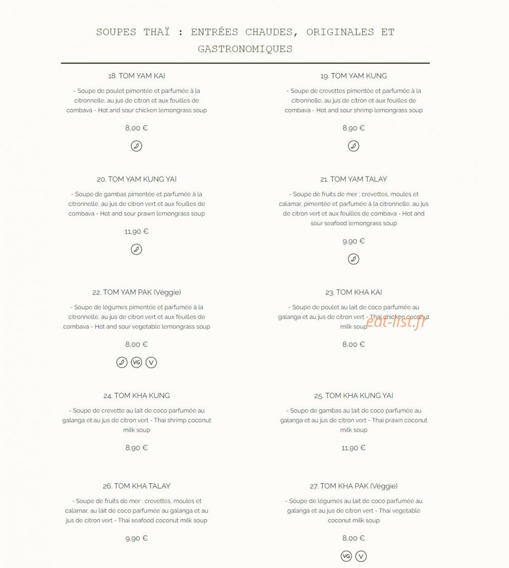 Ô Coco'ttes — carte page 3