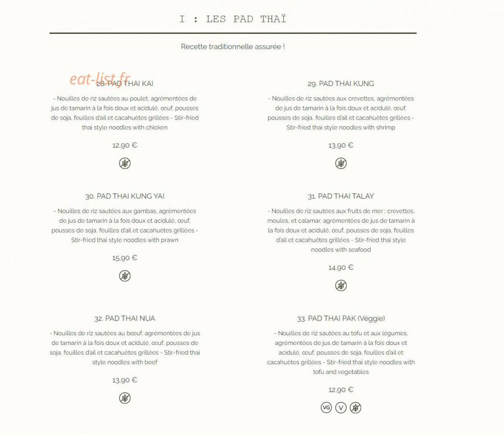Ô Coco'ttes — carte page 4