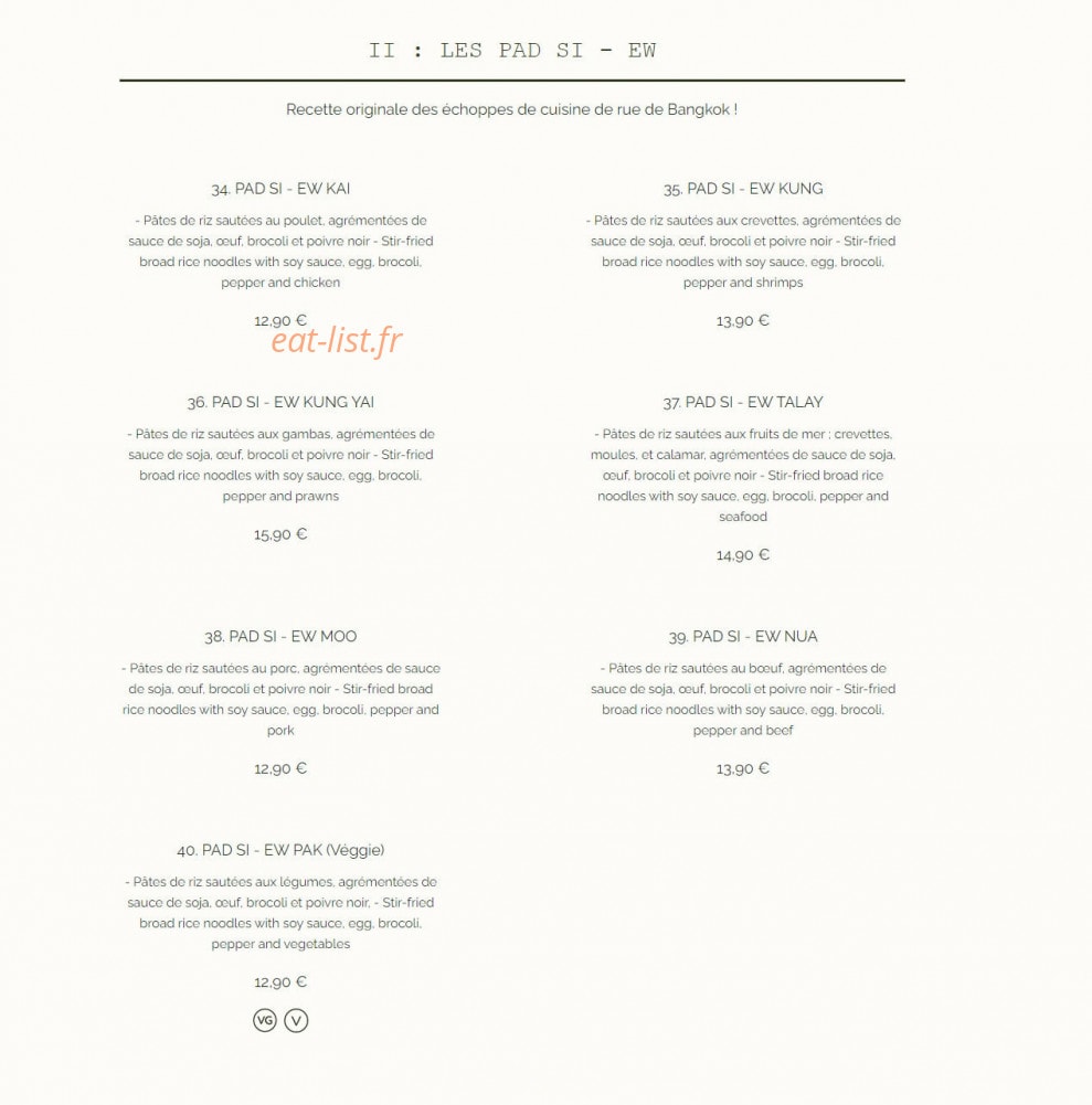 Ô Coco'ttes — carte page 5