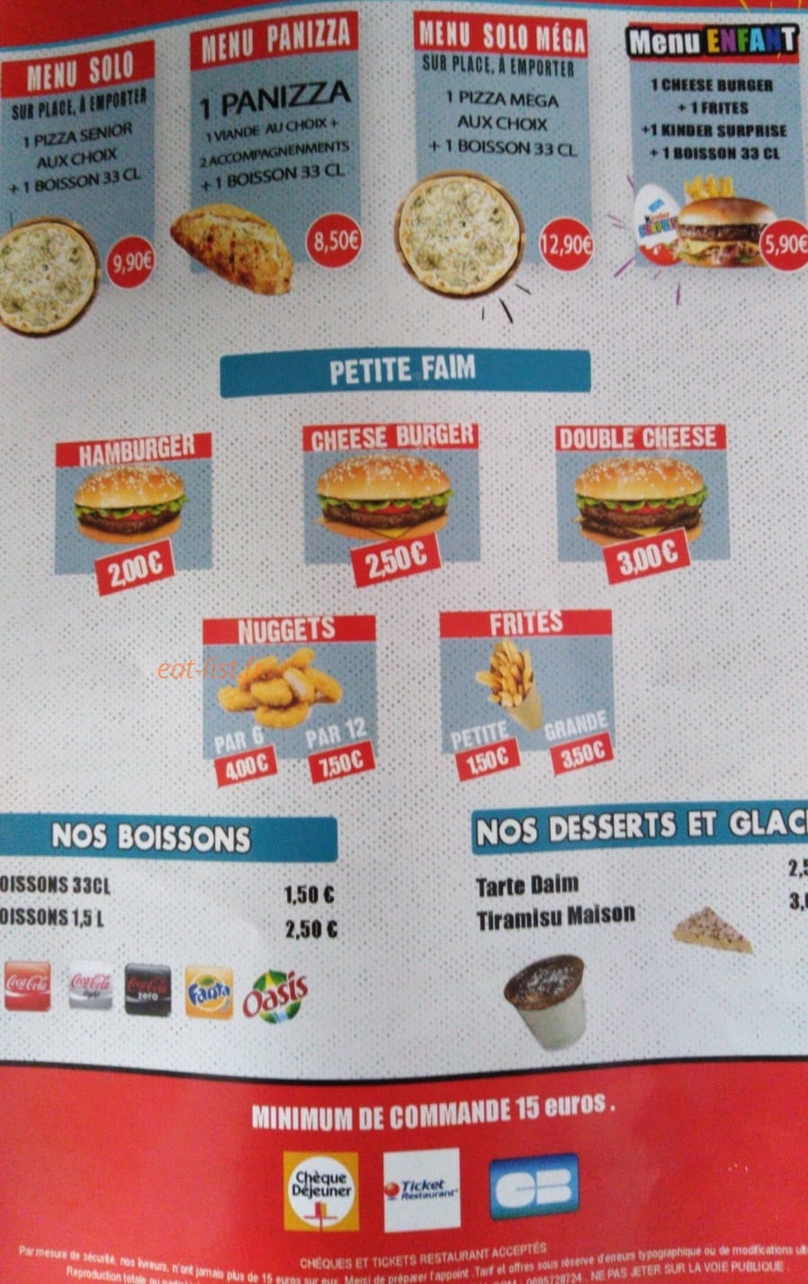 O Food Times — carte page 4