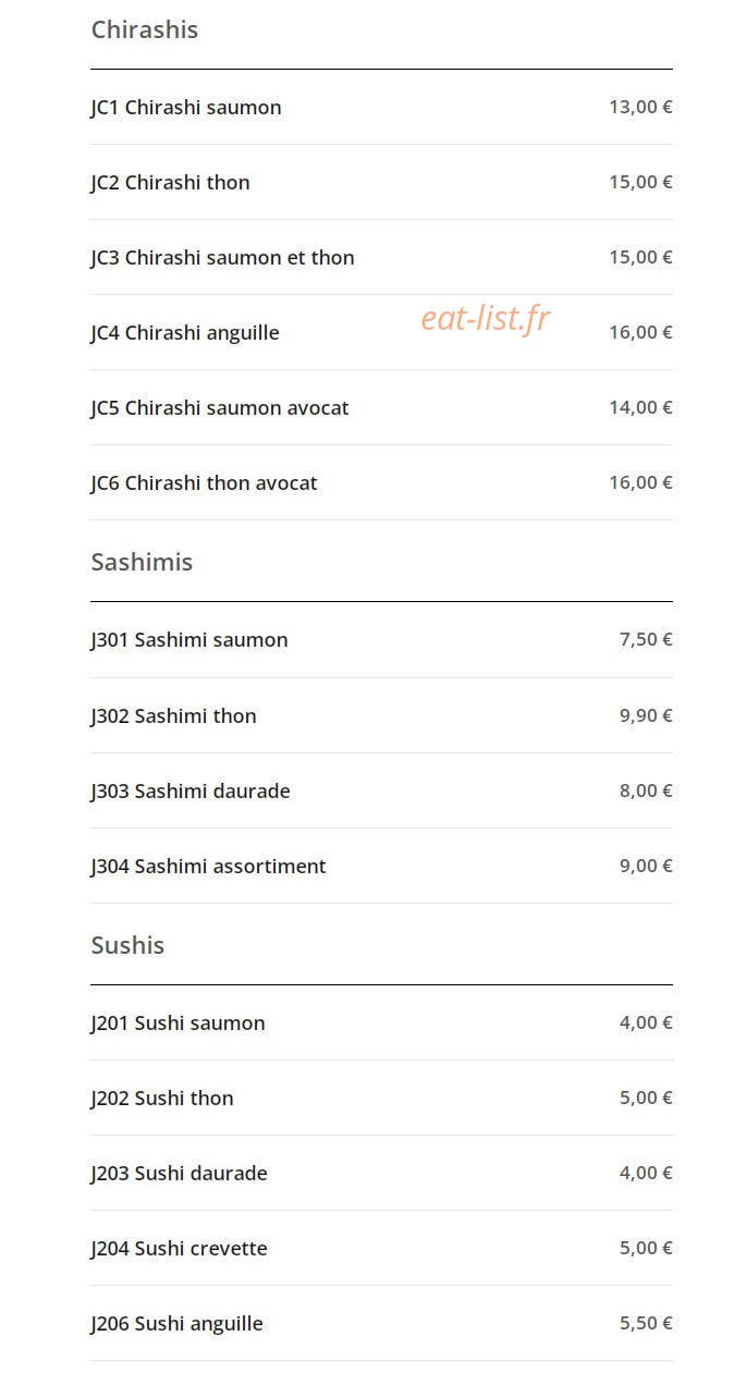 Traiteur asiatique — carte page 5