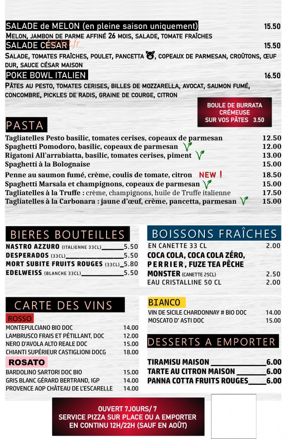Caffè e Cucina — carte page 2