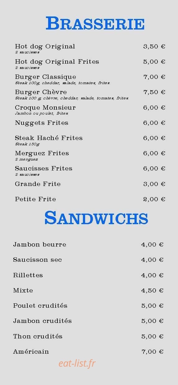 La Brasse'Rit — carte page 2