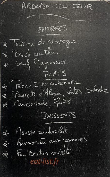 A la Halte des Cyclistes — carte page 1