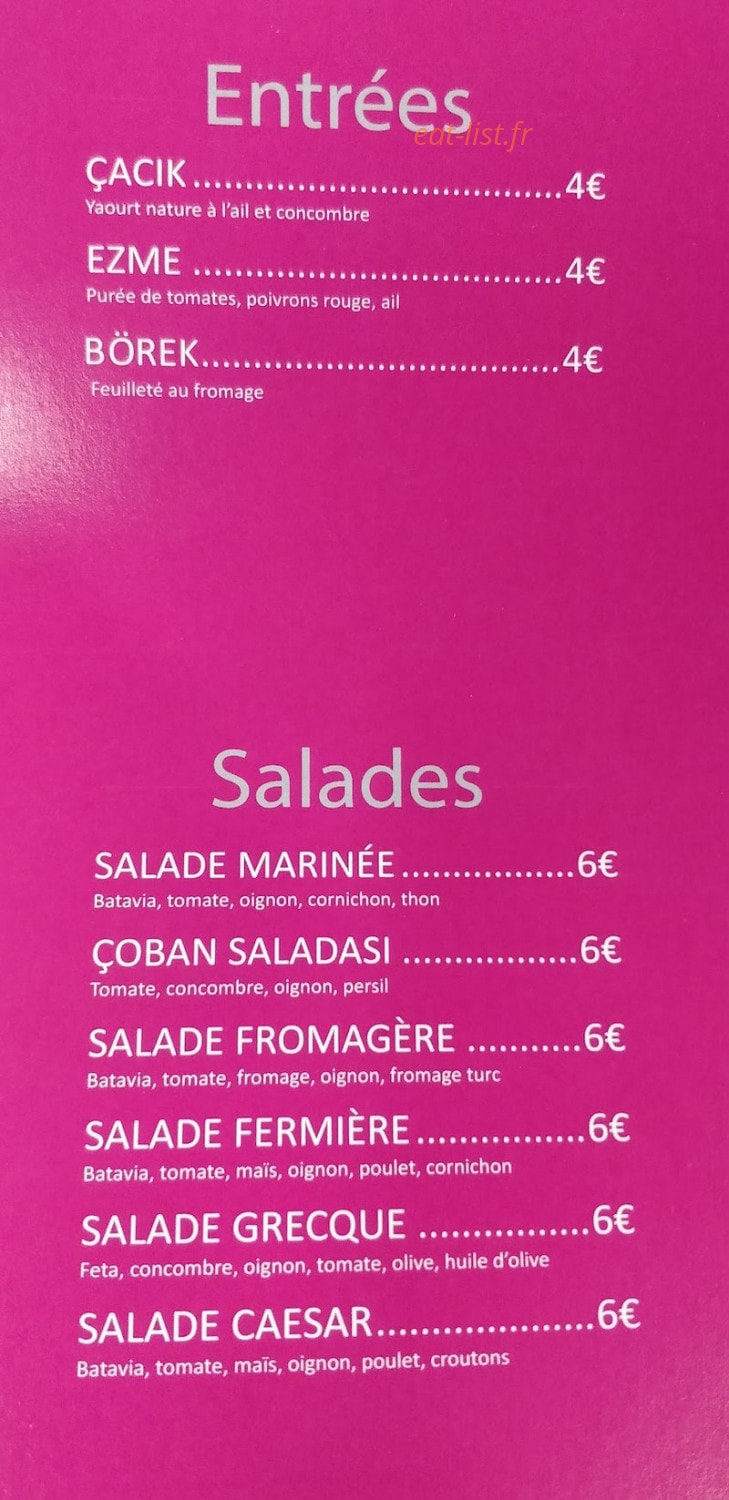 Café de la gare — carte page 1