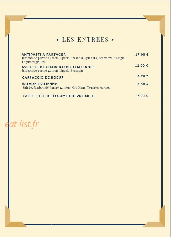 La Malvina — carte page 1