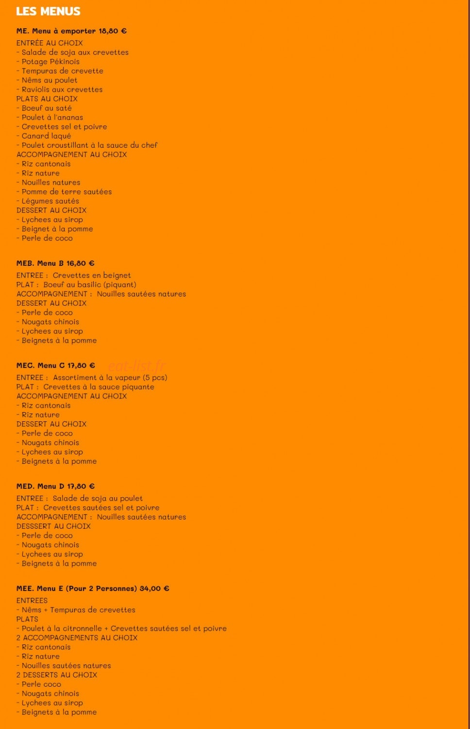 Au Rendez-vous d'Asie — carte page 1
