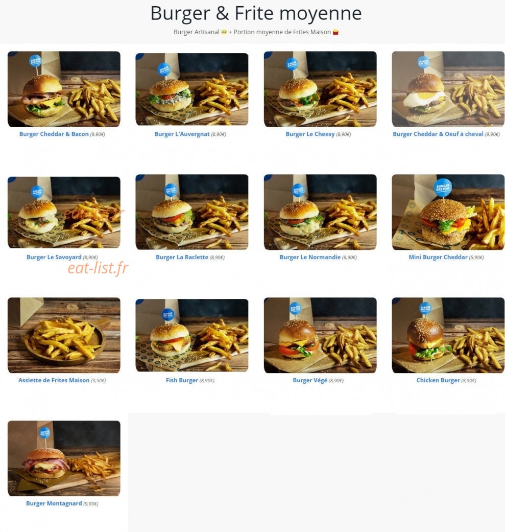 Burger Breton Orgeval — carte page 1