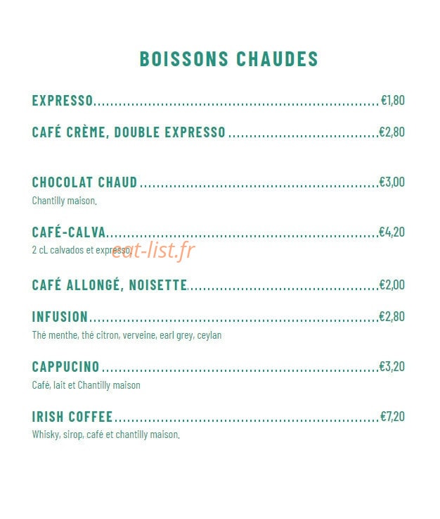 Crêperie Louis — carte page 16