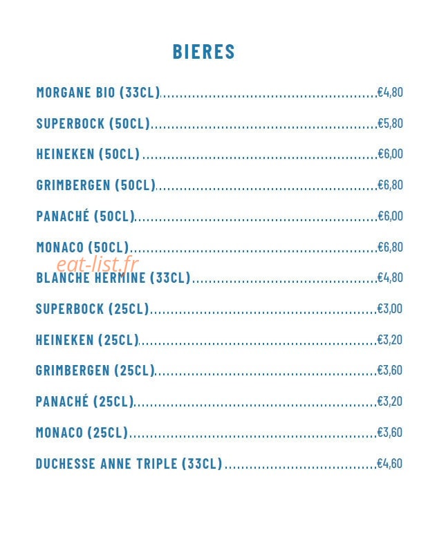 Crêperie Louis — carte page 13