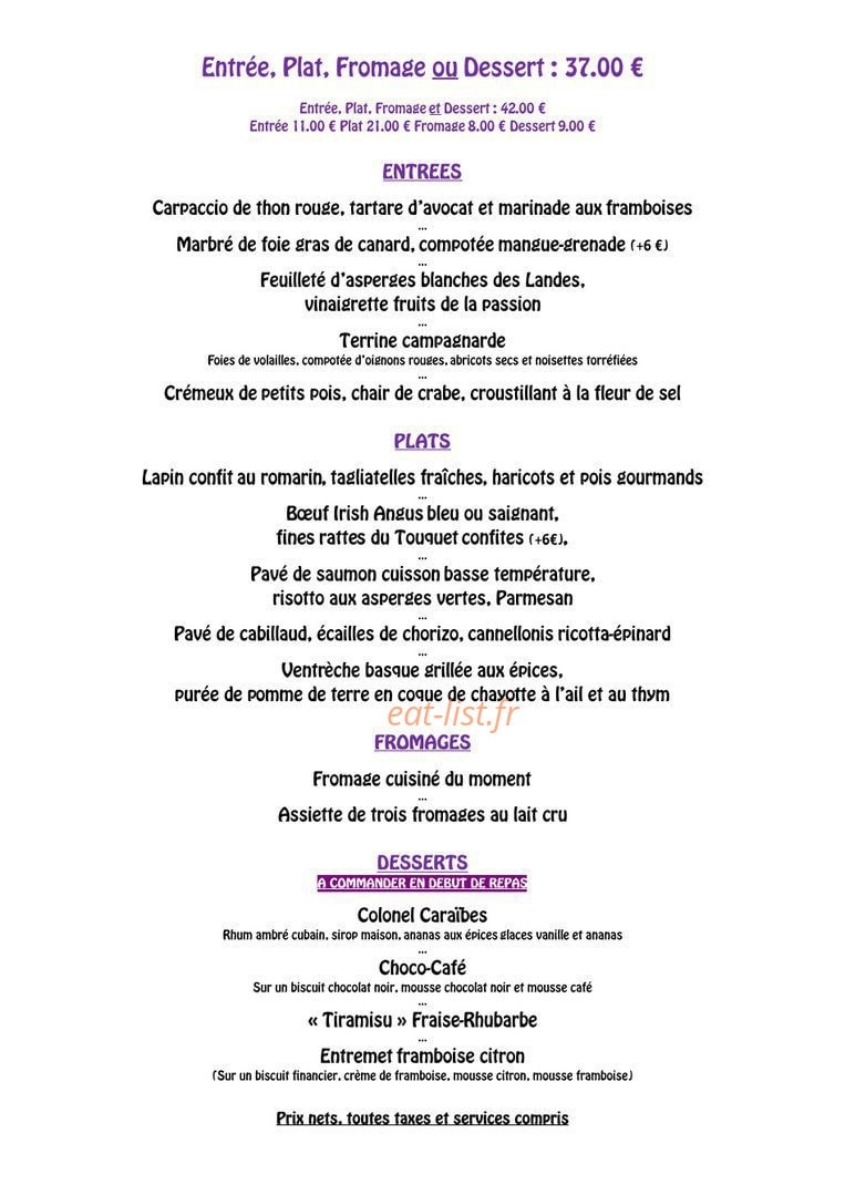 La Griotte — carte page 1