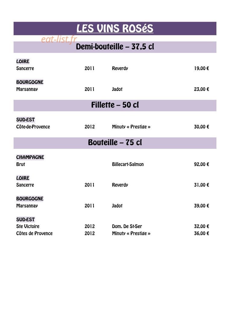 La Griotte — carte page 15