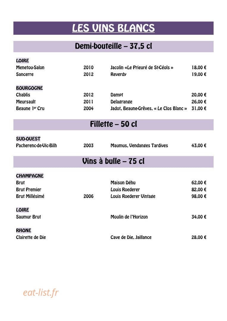 La Griotte — carte page 10