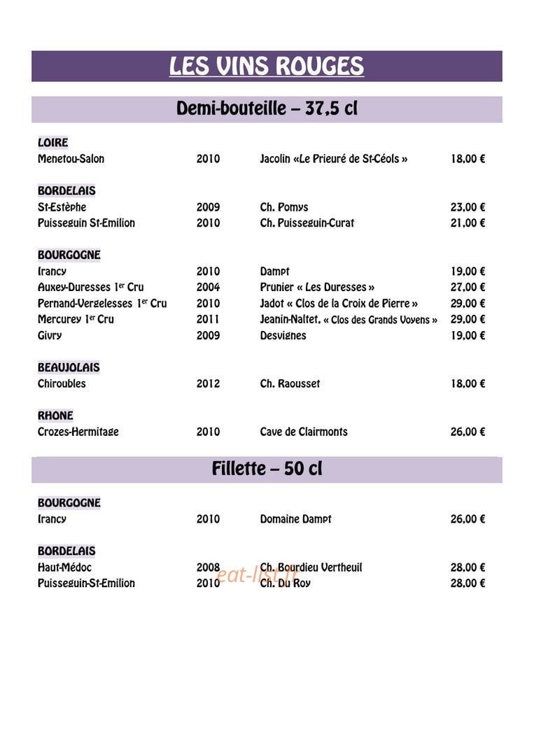 La Griotte — carte page 12