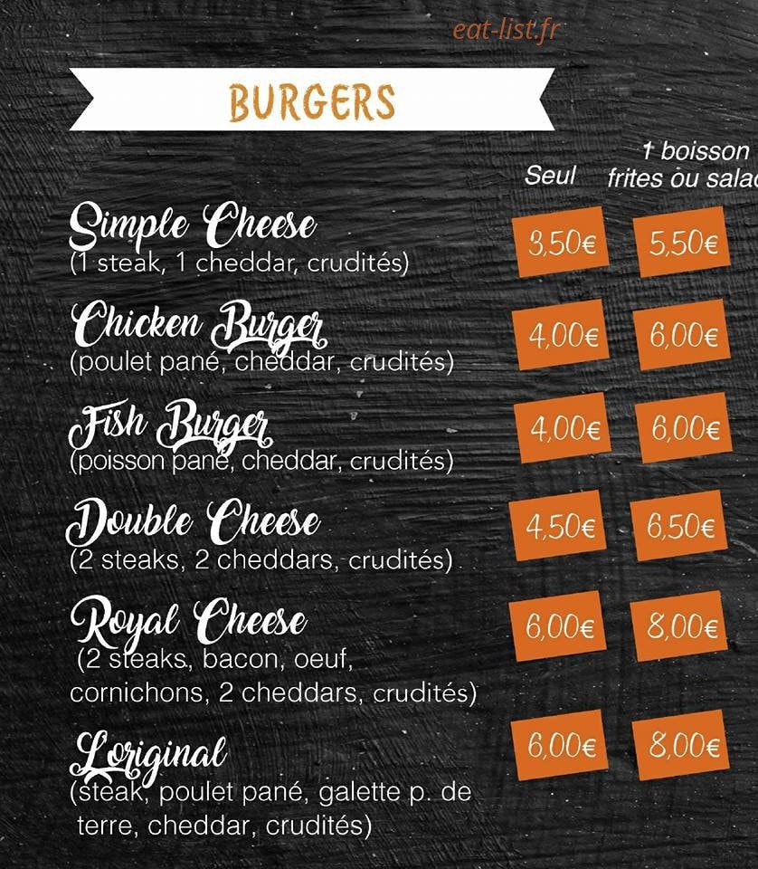 Pizza Rapido — carte page 2