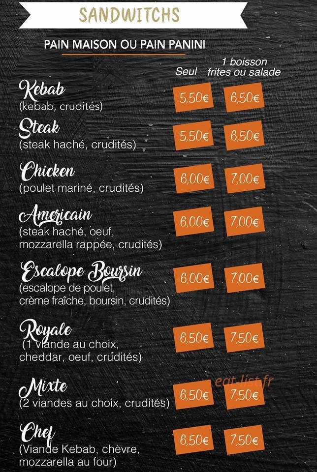 Pizza Rapido — carte page 6