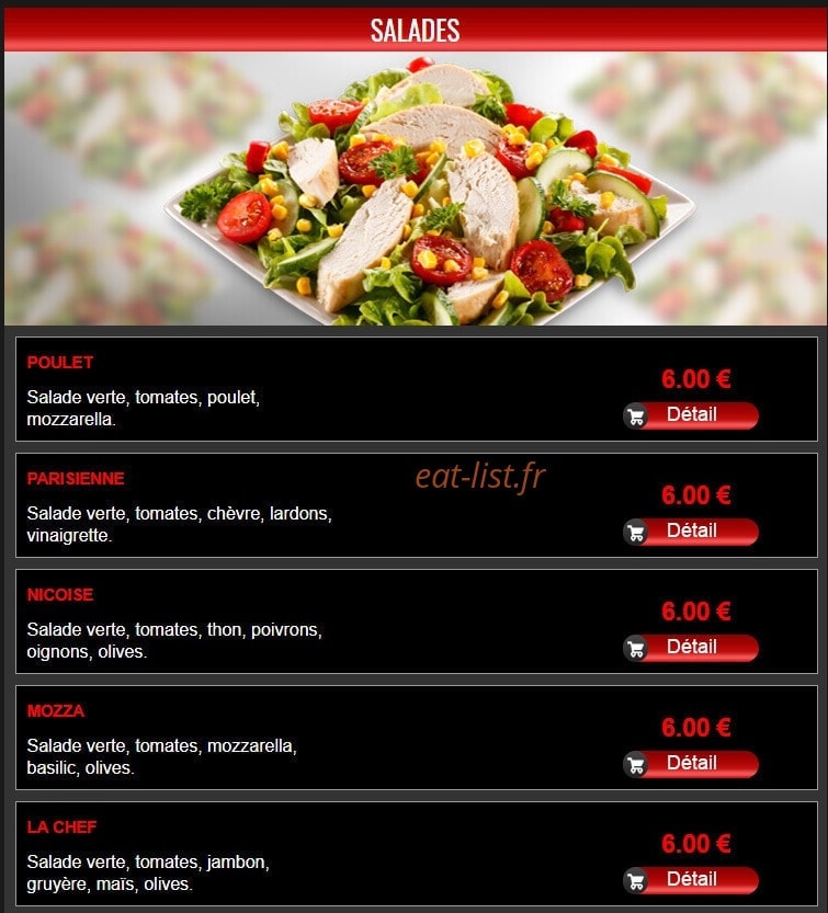 Pronto pizza — carte page 8