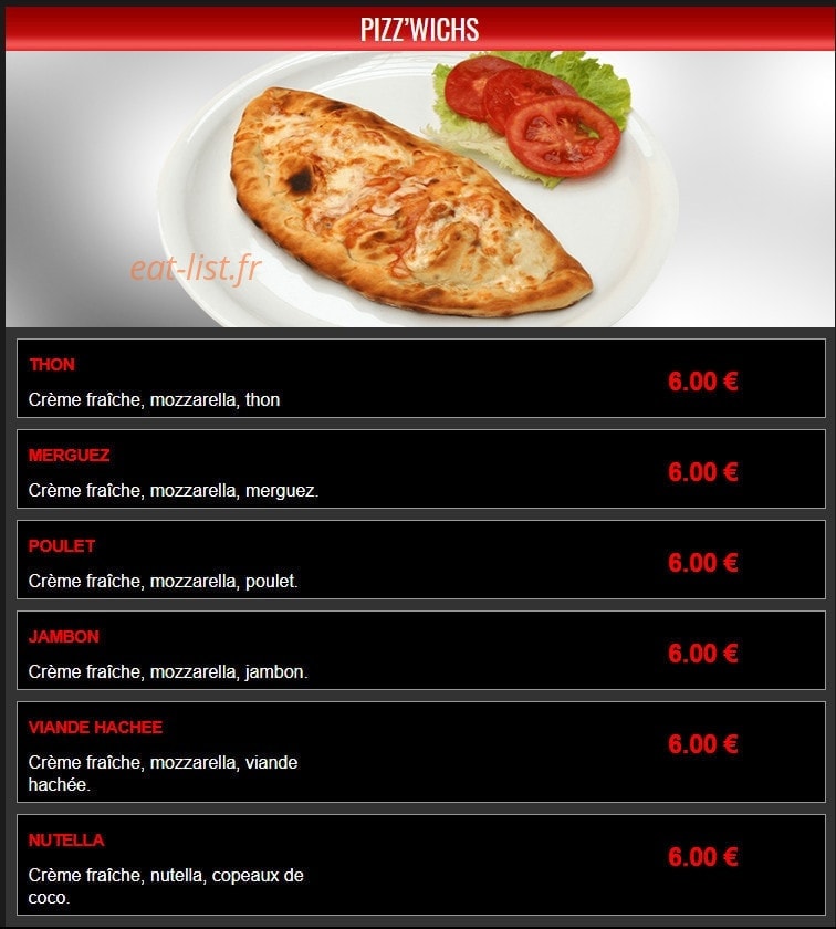 Pronto pizza — carte page 7