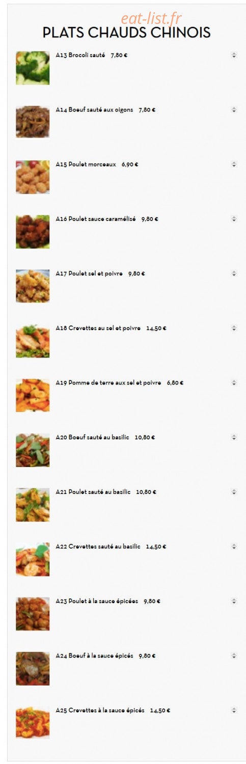 Sushi Show — carte page 4