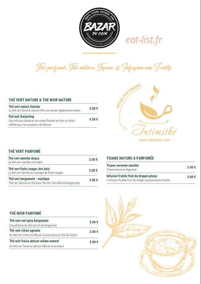 Reflets Gourmands — carte page 11