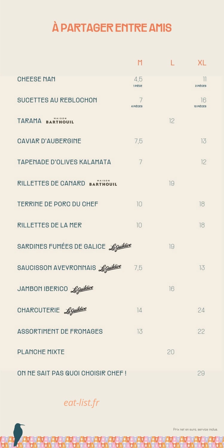 La Casa — carte page 2