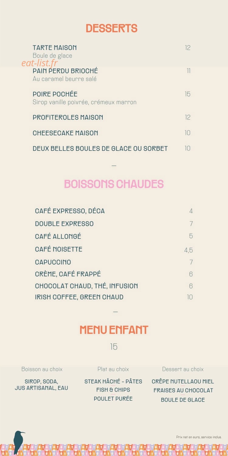 La Casa — carte page 6
