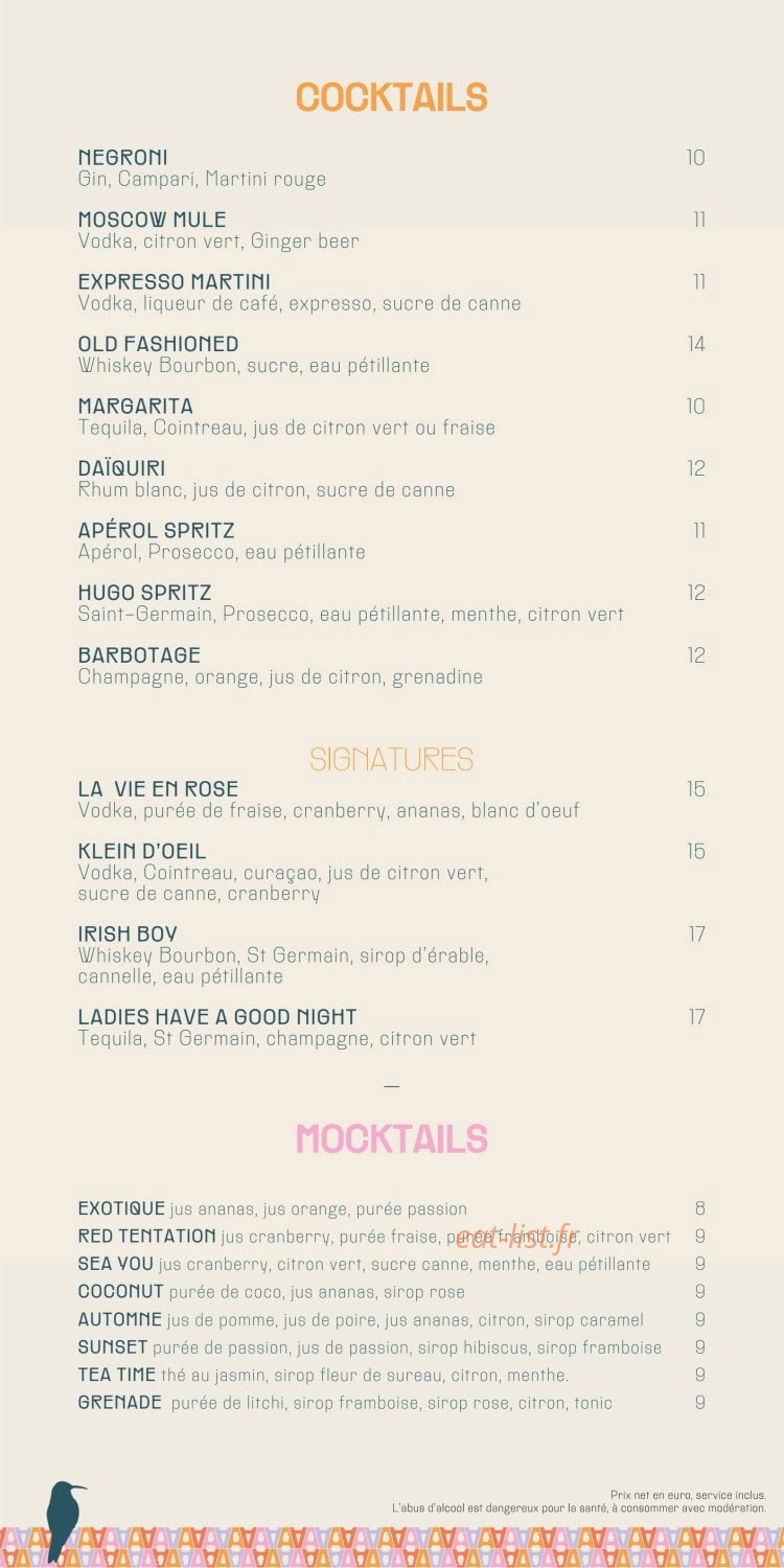 La Casa — carte page 8