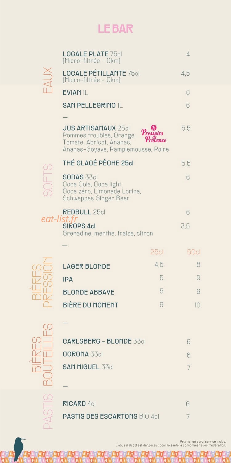 La Casa — carte page 3