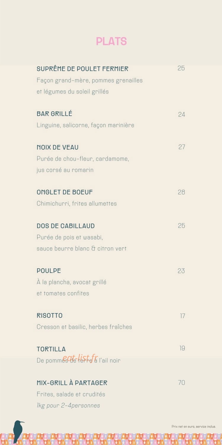 La Casa — carte page 5