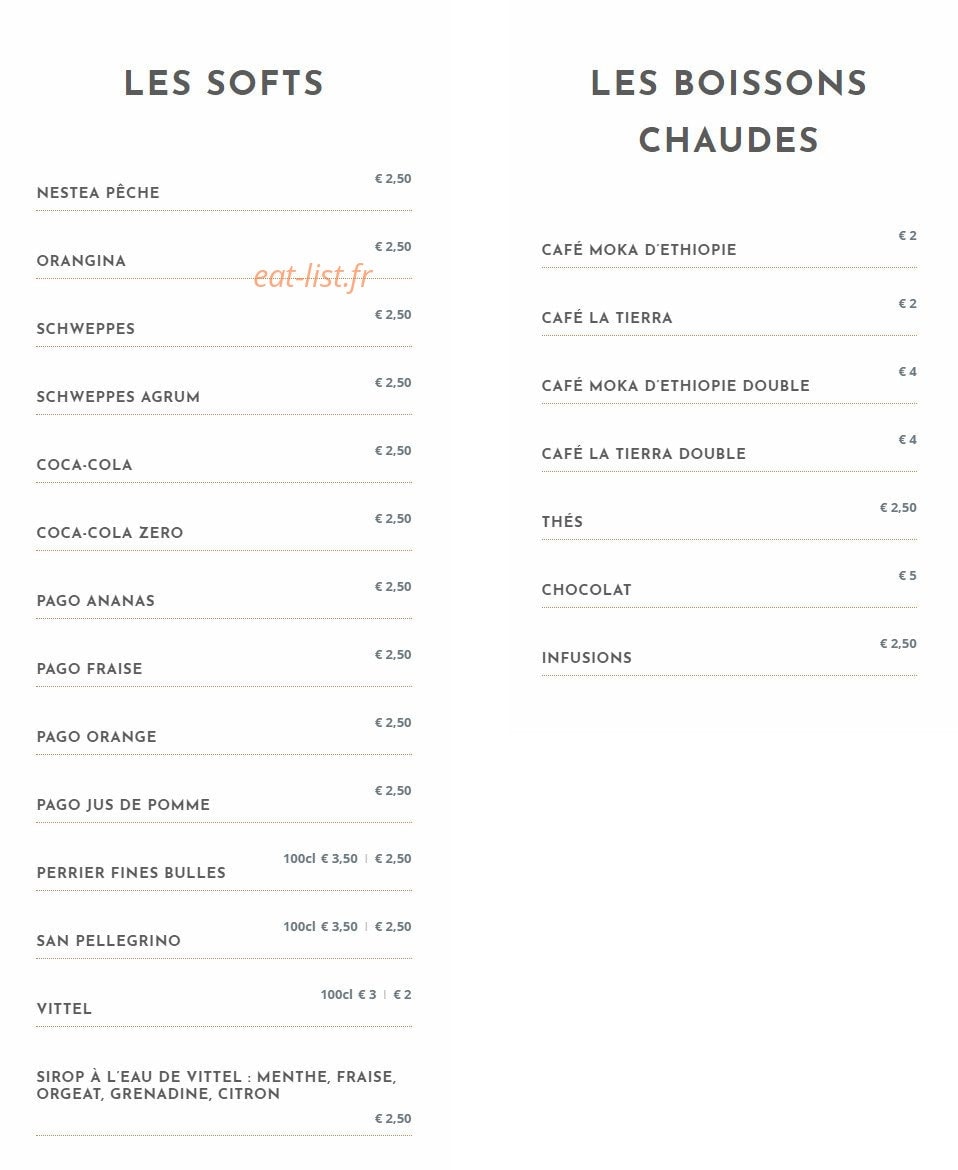 La Table du Petit Olivier — carte page 3