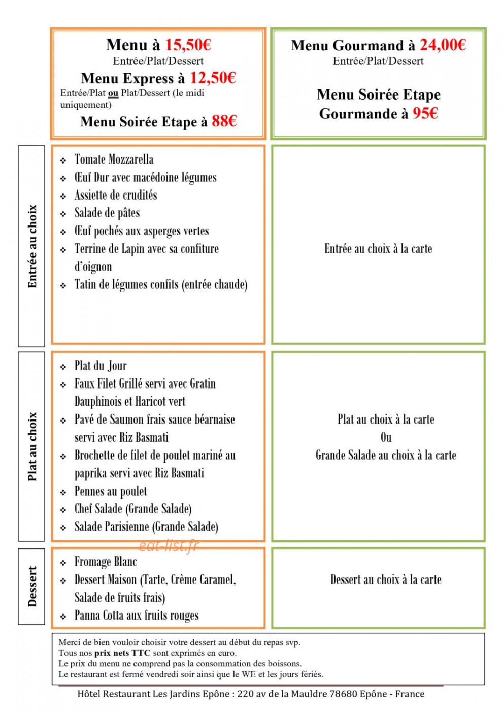 Les Jardins d'Epône — carte page 1