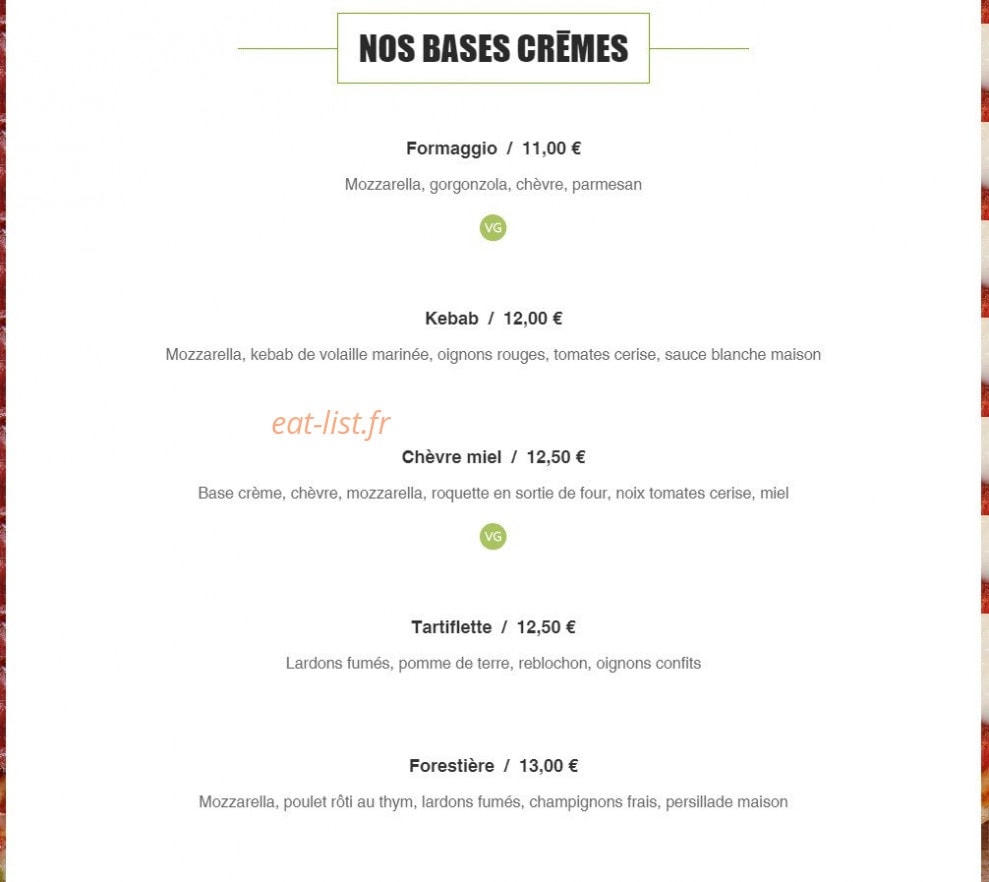 Pizza P'Epone — carte page 2