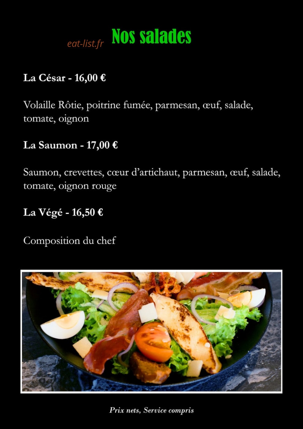 À l'endroit — carte page 4