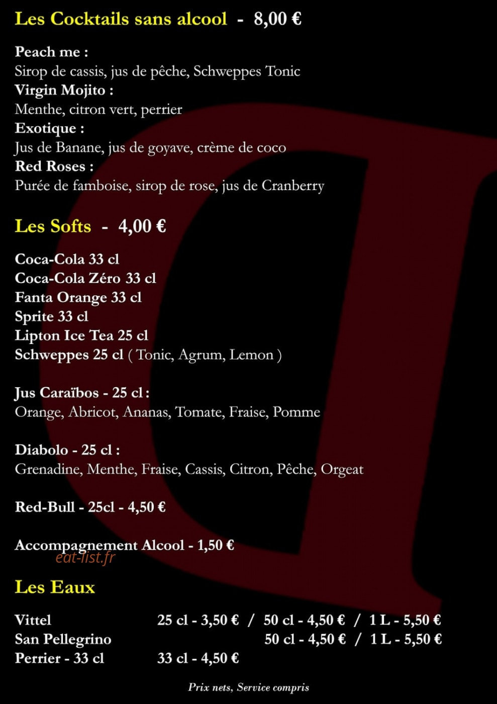 À l'endroit — carte page 9