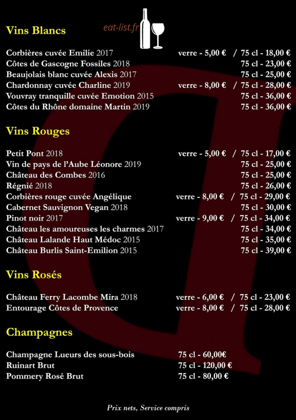 À l'endroit — carte page 10
