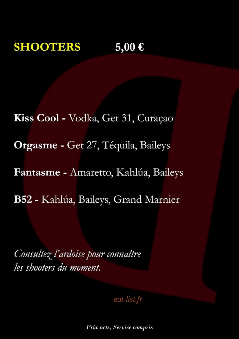 À l'endroit — carte page 8