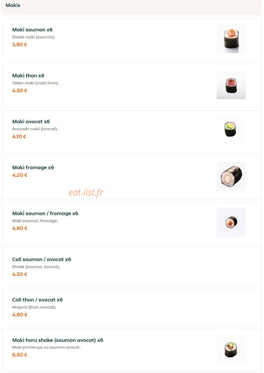 Allô Wok — carte page 7