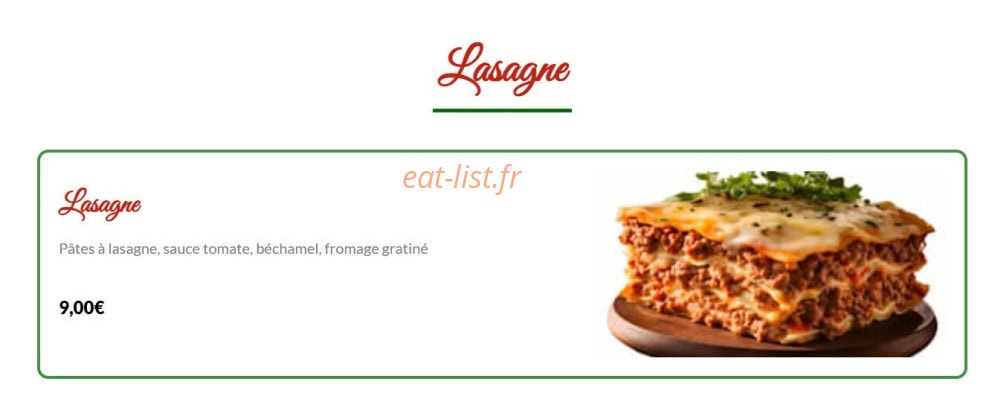 Arizona Pizza — carte page 7