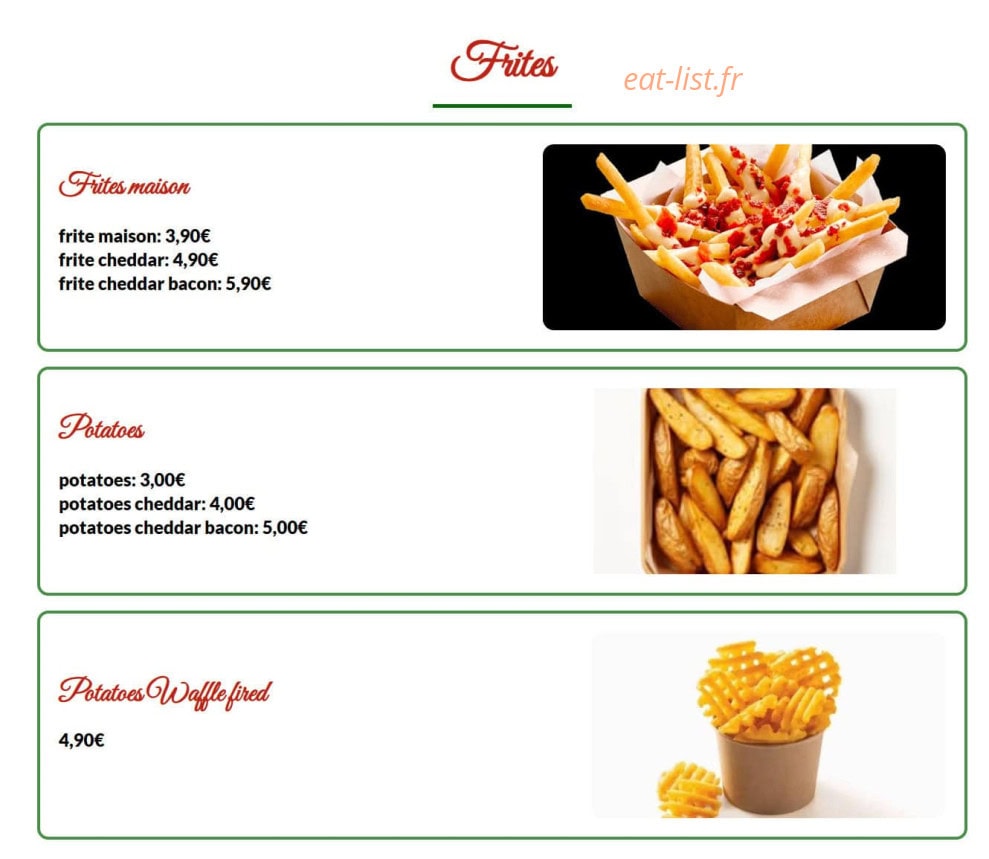 Arizona Pizza — carte page 12