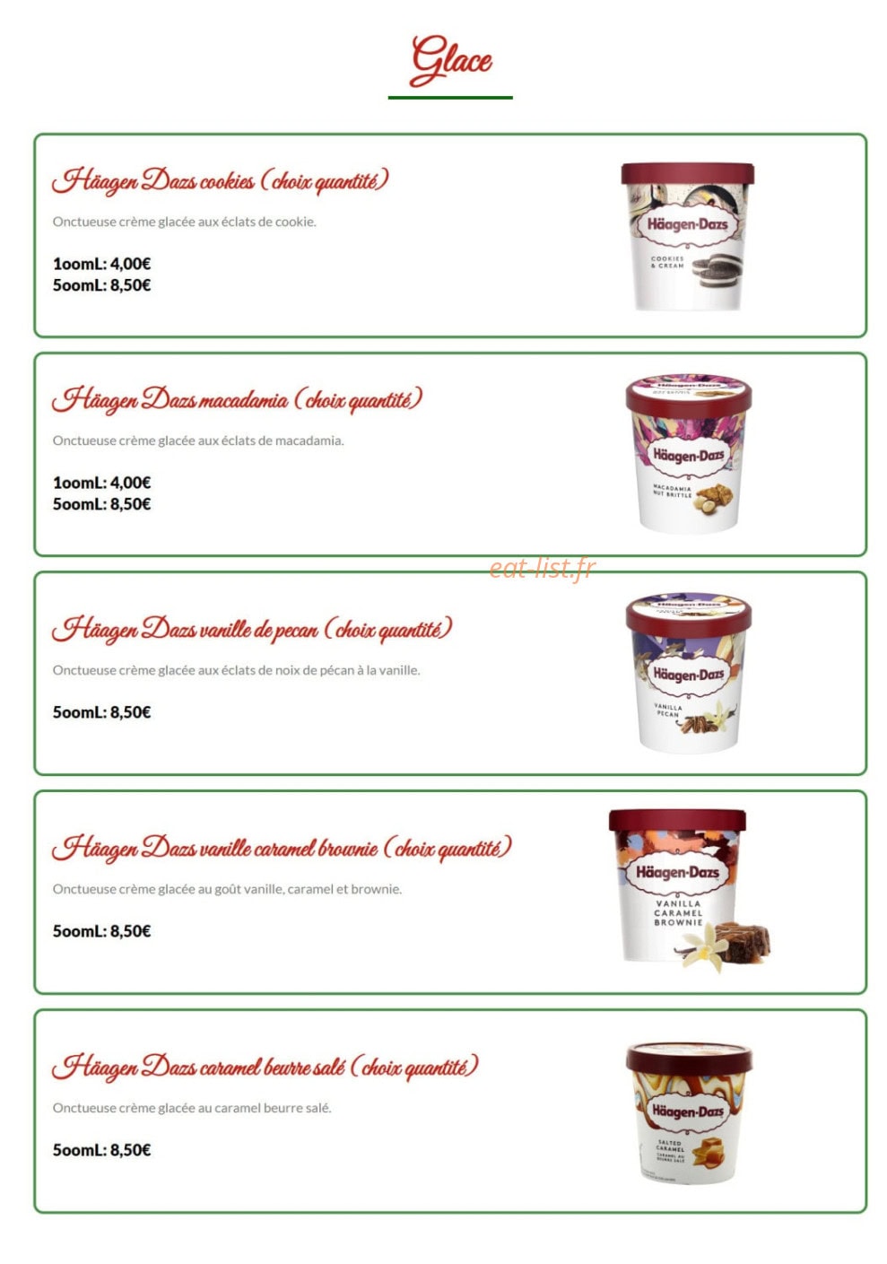 Arizona Pizza — carte page 15