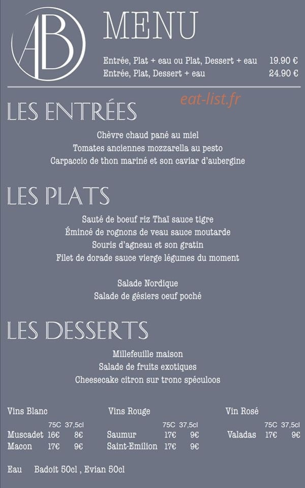 Aux Berges du Bonheur Ã  Conflans Sainte Honorine - menu et photos