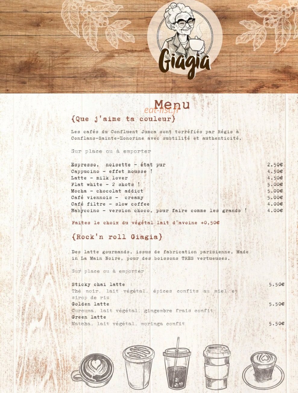 Giagia — carte page 1