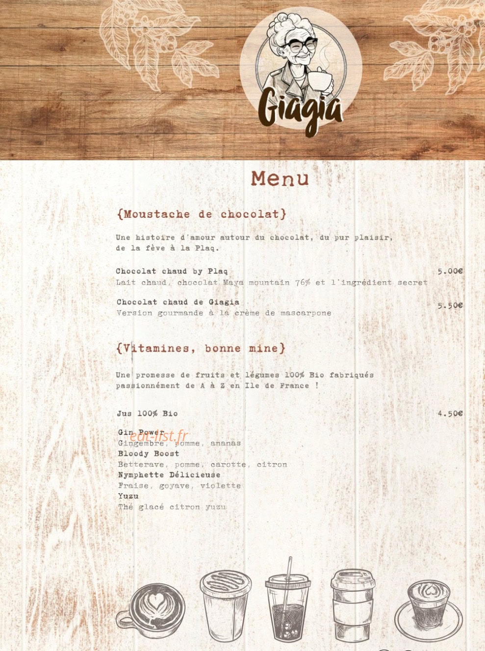 Giagia — carte page 3